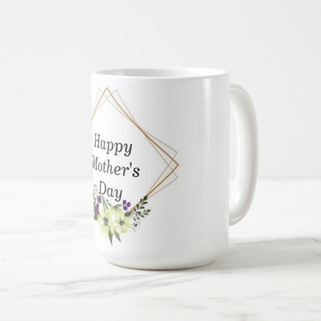 Mug "Mug café Fête des Mères personnalisée - Ajouter v (Devant droit)