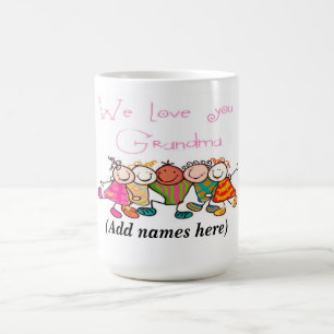 Mug Mug/Citation "Nous t'aimons grand-mère"