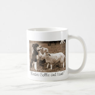 Mug ~Mug de "border collie et d'agneau "