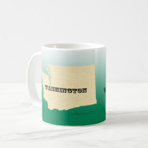Mug - Mug de l'Etat de Washington avec la ville