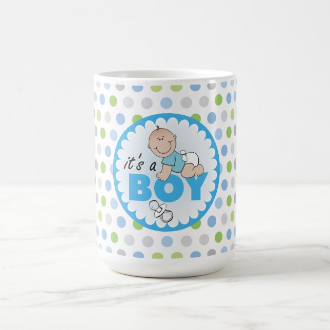 Mug Mug/It est un garçon avec le pois (Centre)