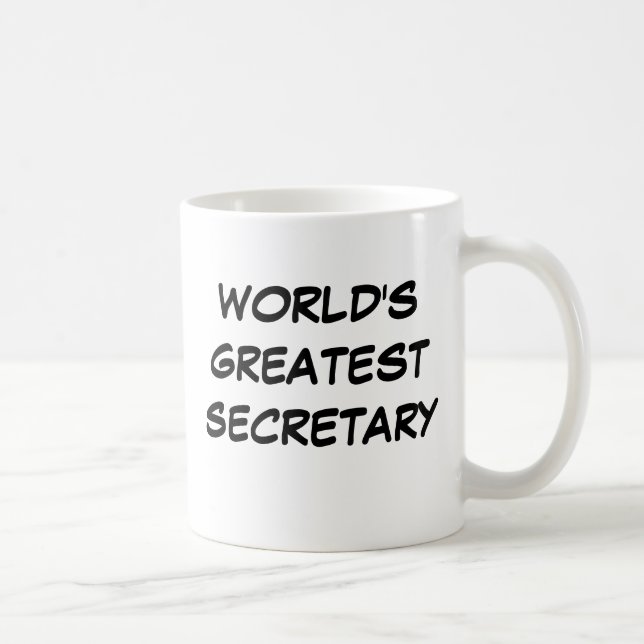 Mug Mug, le "plus grand secrétaire du monde" (Droite)