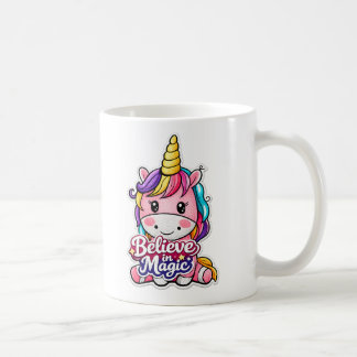 Mug "Mug Licorne 'Croire en la Magie'" ☕💖 or more nat