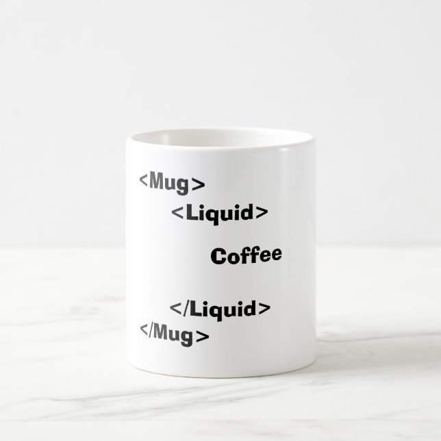 <Mug>, </Mug>, <Liquid>, Coffee, </Liquid> Coffee Mug (Center)