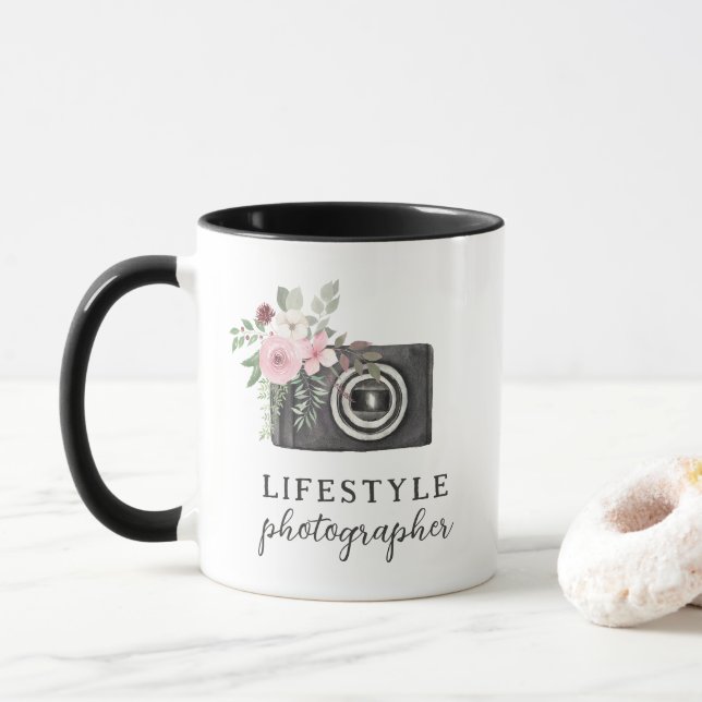 Mug Mug, photographe du mode de vie (Avec donut)