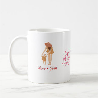 Mug "Mug sur mesure maman et son avec des noms personn