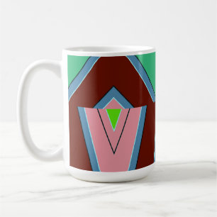 Mug Mug, Un design motif classique multicolore et tran