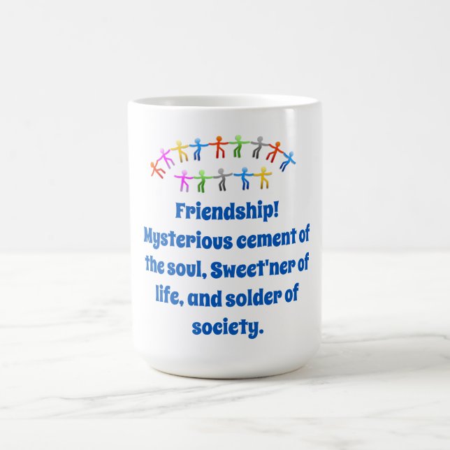 Mug MugFriendship Mysterious Cement - Citation d'amiti (Centre)