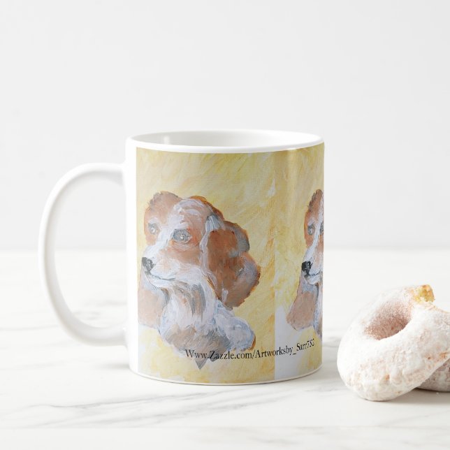 Mug Mugs/ Beagle (Avec donut)