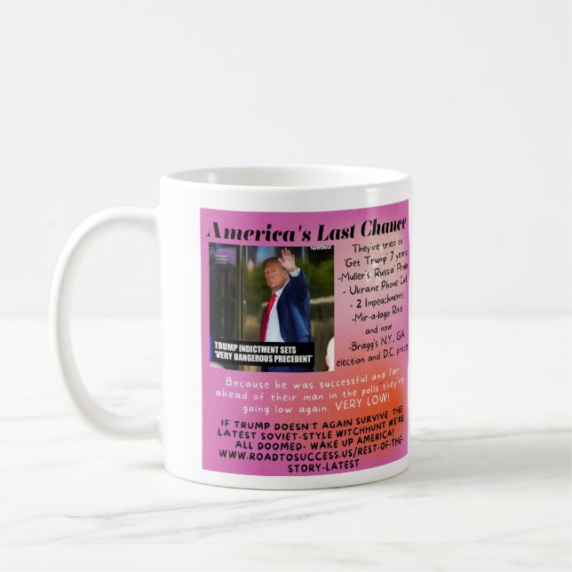 Mug Mugshot - La Dernière chance de l'Amérique de Trum (Gauche)
