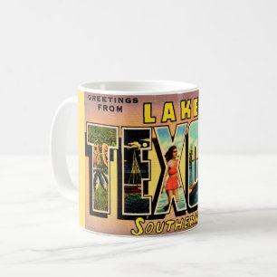 Mug Mugue carte postale du lac Texoma Oklahoma