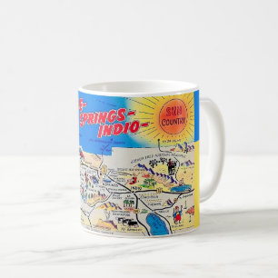 Mug Mugue Carte Postale Riverside - Palm Springs
