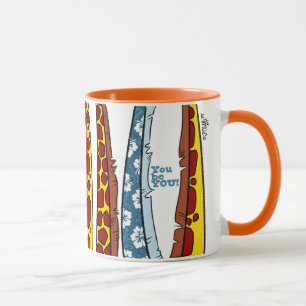 Mug MUGUE D'ART DE GIRAFFE SOIS TOI-MÊME par Jeff Will