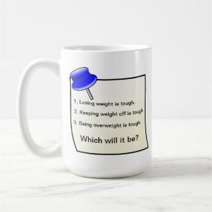 Mug Mugue de motivation inspirante pour perte de poids