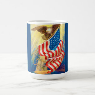 Mug Mugue Drapeau USA & Aigle Patriotique