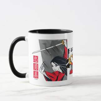 Mug Mulan avec panneaux illustrés d'épée