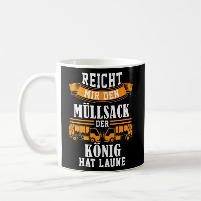 Mug Müllmann Élimination des déchets Camion Rubbish (Gauche)