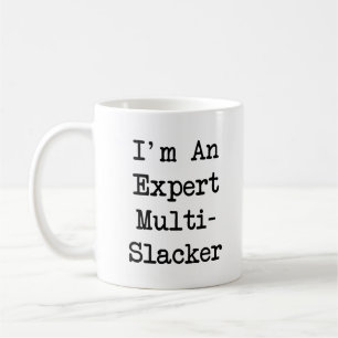 Mug multi-slacker expert - blanc
