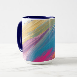 Mug multicolore Abstrait
