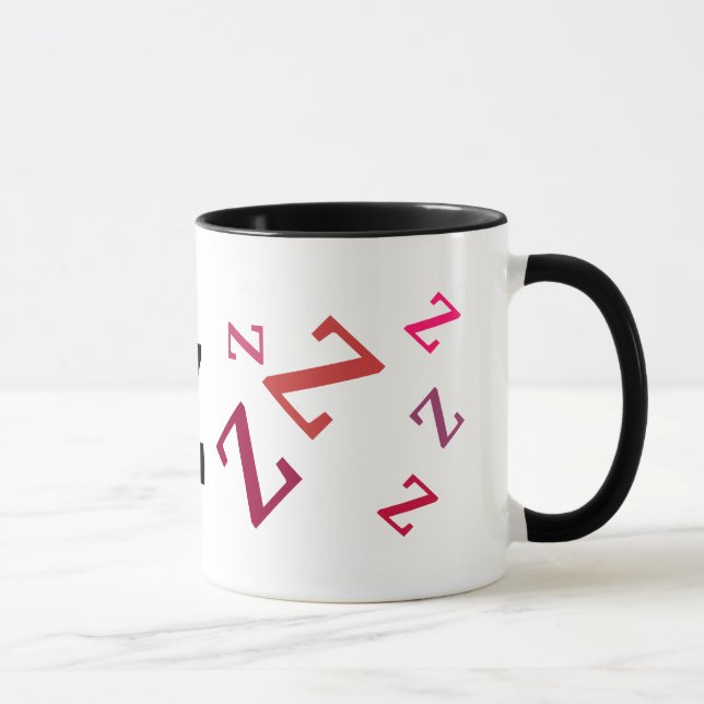 Mug - Multiple Red Letters (Right)