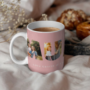 Mug Mum 3 photo moderne élégante rose moderne journée 