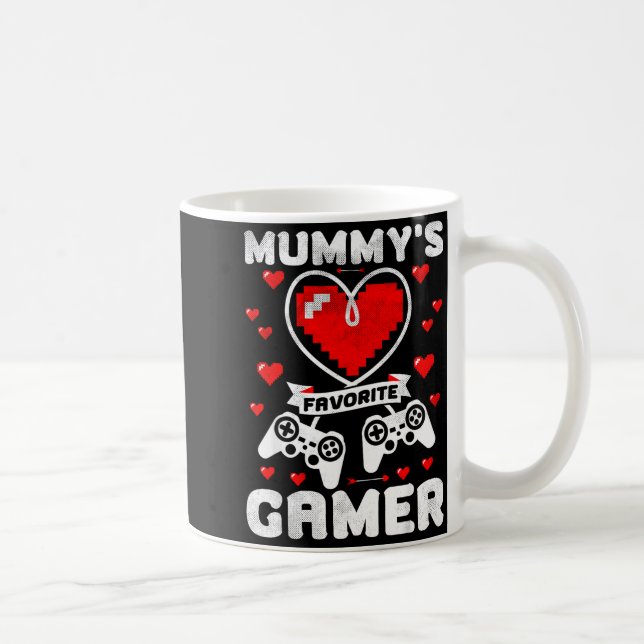 Mug Mummy's Favorite Gamer Funny Boys Kids Valentine's (Droite)