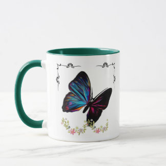 Mug muqueuse à papillon mignonne