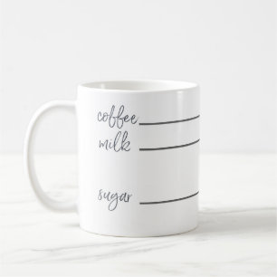 Mug muqueuse de lait de sucre