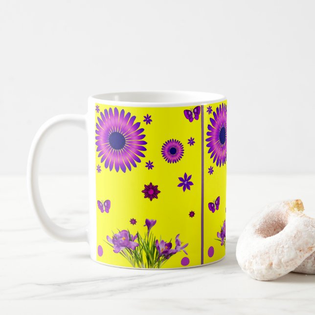 Mug muqueuse florale (Avec donut)