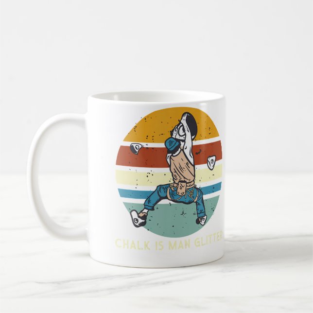 Mug Mur de Grimpe Escalade Bloc (Gauche)