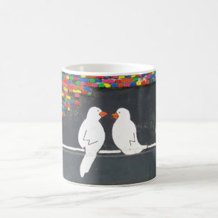 Mug mur en brique : mur en graffiti