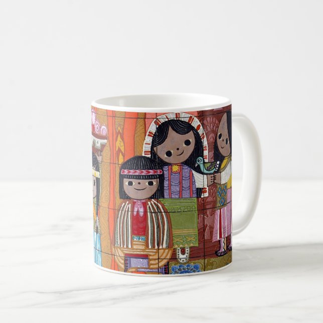 Mug Murale murale murale de Whimsical Art pour enfants (Devant droit)