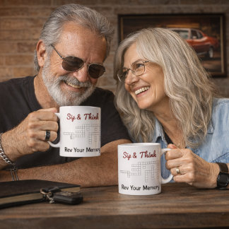 Mug Muscle Cars of the 60s & 70s Crossword Puzzle