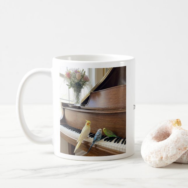 Mug Music Lover Teacher Appreciation Gift custom Name (Avec donut)