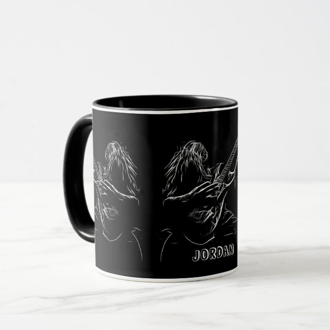Mug Musicien de rock (Devant gauche)