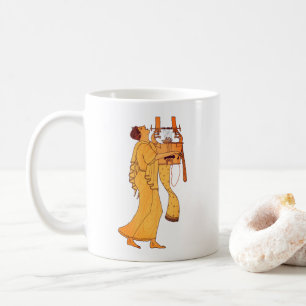Mug Musicien grec ancien chantant et jouant Kithara