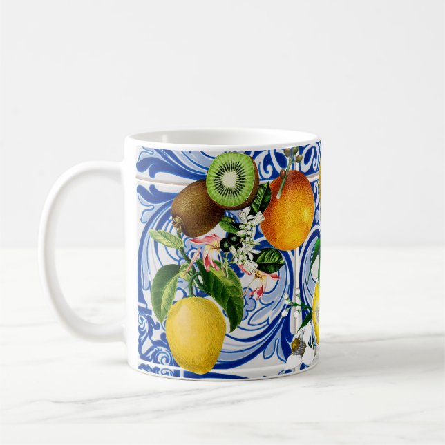Mug Musique à café au citron méditerranéen (Gauche)
