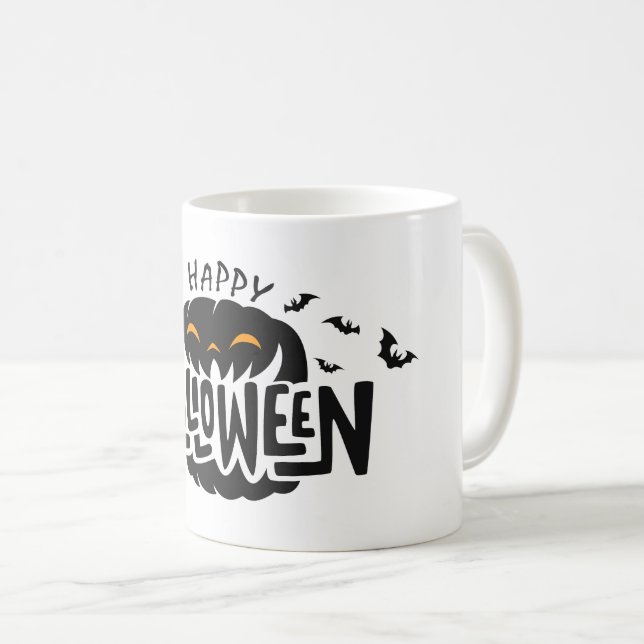 Mug Musique à café Halloween (Devant droit)