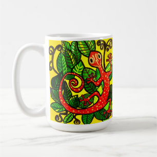 Mug Musique à café Red Gecko