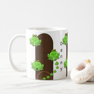 Mug Musique à corde de grenouilles vertes