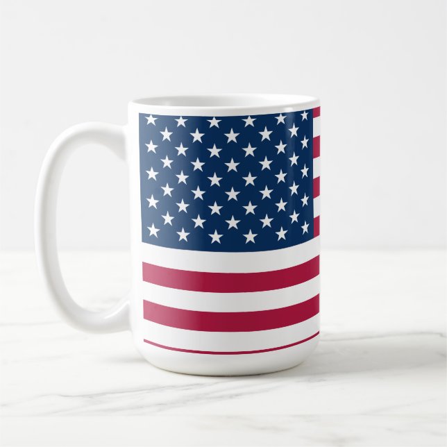 Mug Musique à drapeau américain (Gauche)