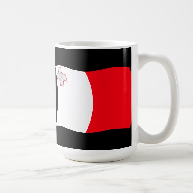 Mug Musique à drapeau de Malte (Droite)