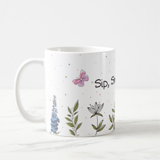 Mug Musique à fleurs (Gauche)