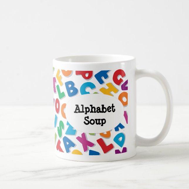 Mug Musique à soupe Alphabet (Droite)