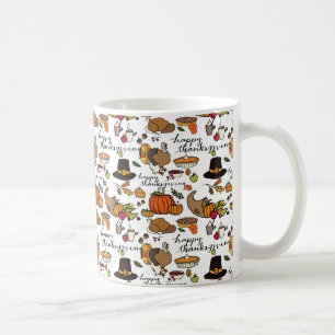 Mug Musique à thème bon thanksgiving