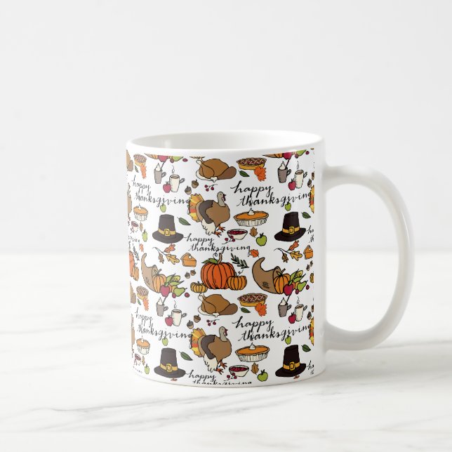 Mug Musique à thème bon thanksgiving (Droite)