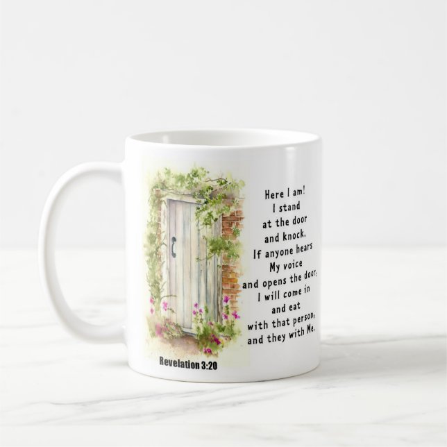 Mug Musique à verset biblique (Gauche)
