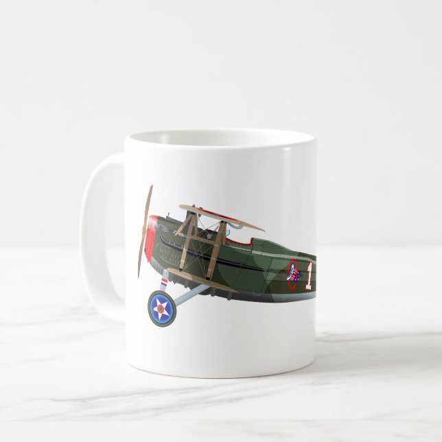 Mug Musique biplan USAAF SPAD XIII (Devant gauche)