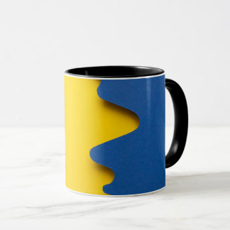 Mug Musique bleue et jaune