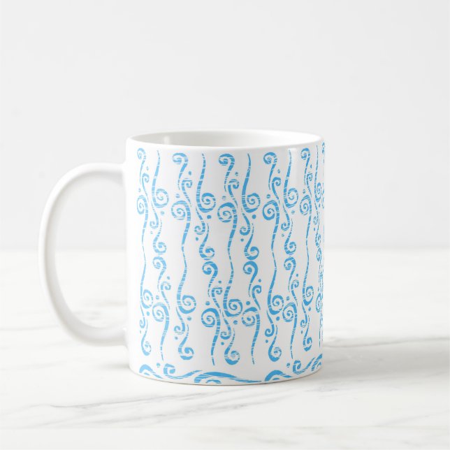 Mug Musique Blue Swirls (Gauche)